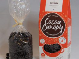 Packing for the planet Cocoa Canopy chocolate