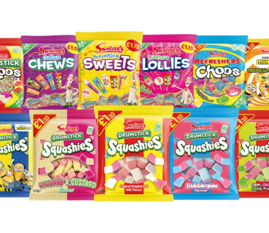 Pushing up PMPs Swizzels packets