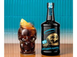 Rum with the punch taken out Dead Man’s Fingers no alcohol