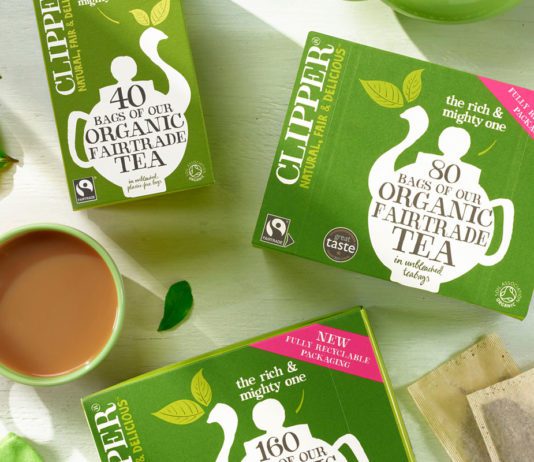 Tea makes an organic choice Clipper tea