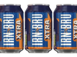 Xtra choice at Burns Irn Bru Xtra cans