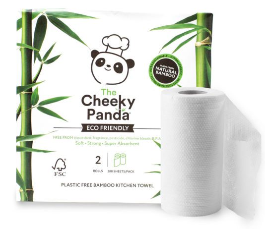 Clean the green way The Cheeky Panda toilet roll