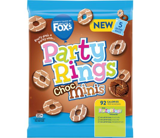 Minis to hit it big Party Rings choc minis
