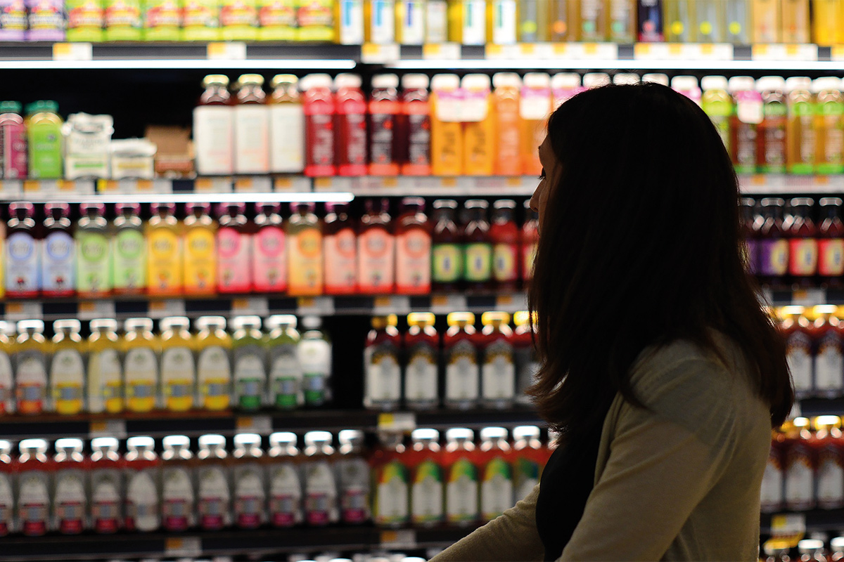 woman shopping