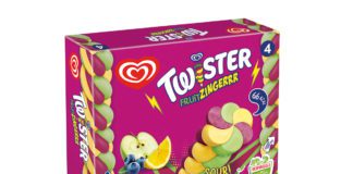 Twister Fruit Zingerrr sweet and sour ice lolly