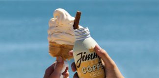 Jimmy's iced coffee and an ice cream