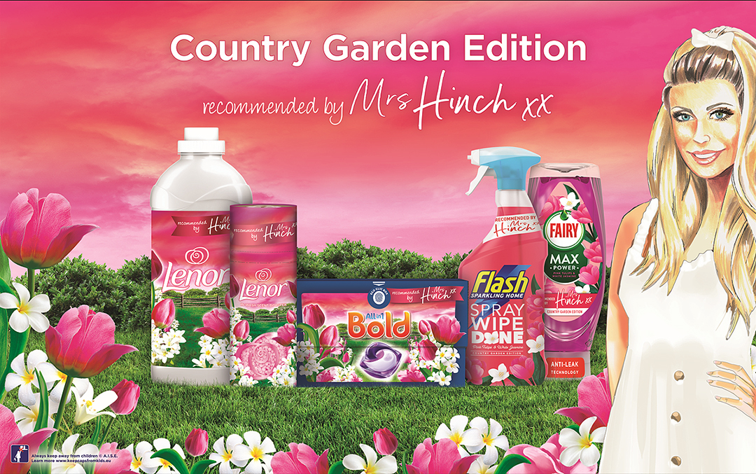 Procter & Gamble's Country Garden Collection comes recommended by brand ambassador Mrs Hinch