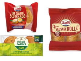 Spoil shoppers with a choice Wall's various pastry lunch options