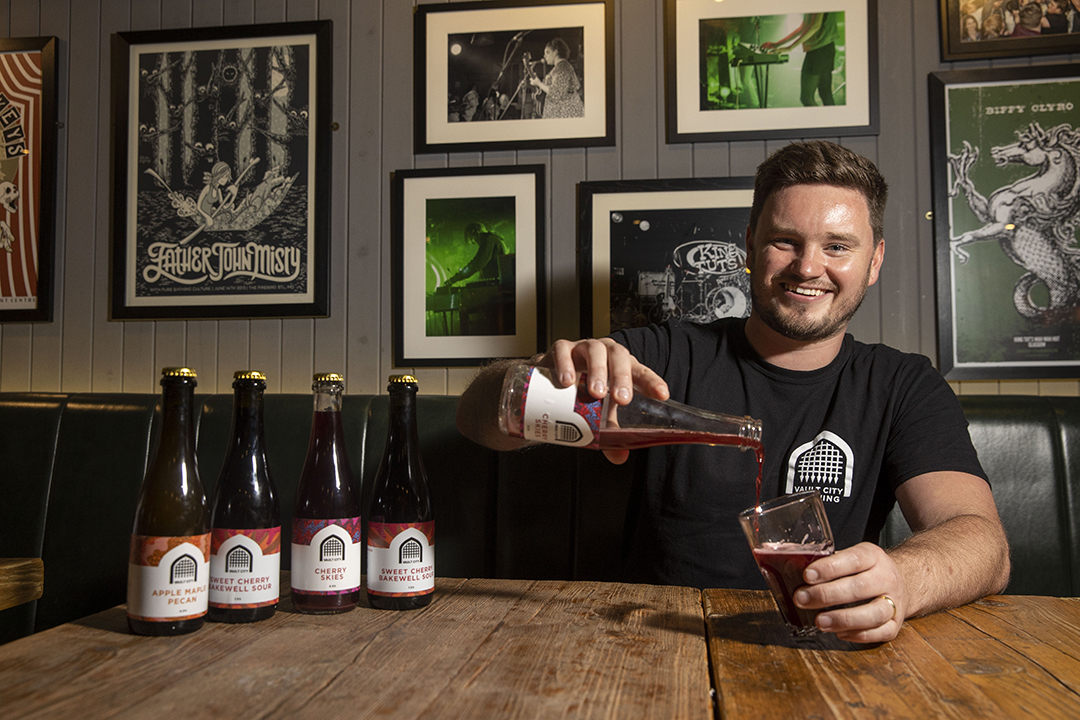 Steven Hay-Smith one of the founders of Edinburgh based Vault City Brewing