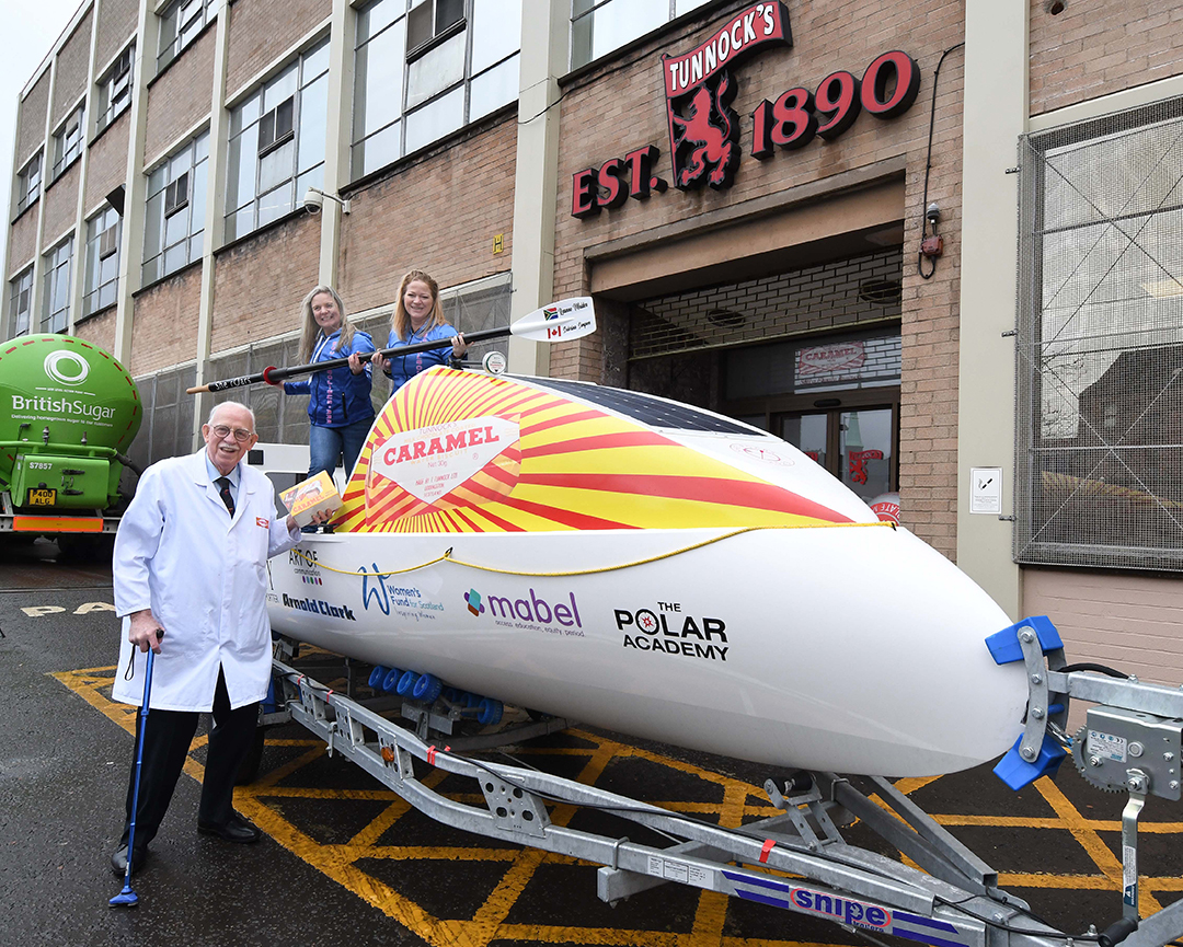 Launch of the Tunnock's branded boat for the Talisker Whisky Atlantic Challenge