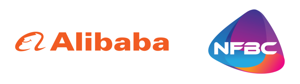 Alibaba and NFBC logos
