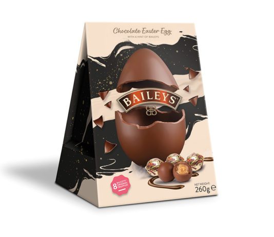 Lapping up the Lir luxury Baileys chocolate easter egg