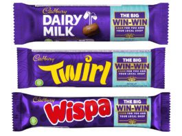 Getting on to a winner Cadbury chocolate bars with The Big Win Win promotion packaging