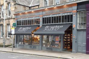 Broughton Market Edinburgh opened in early 2022, expanding on the family butcher business inside.