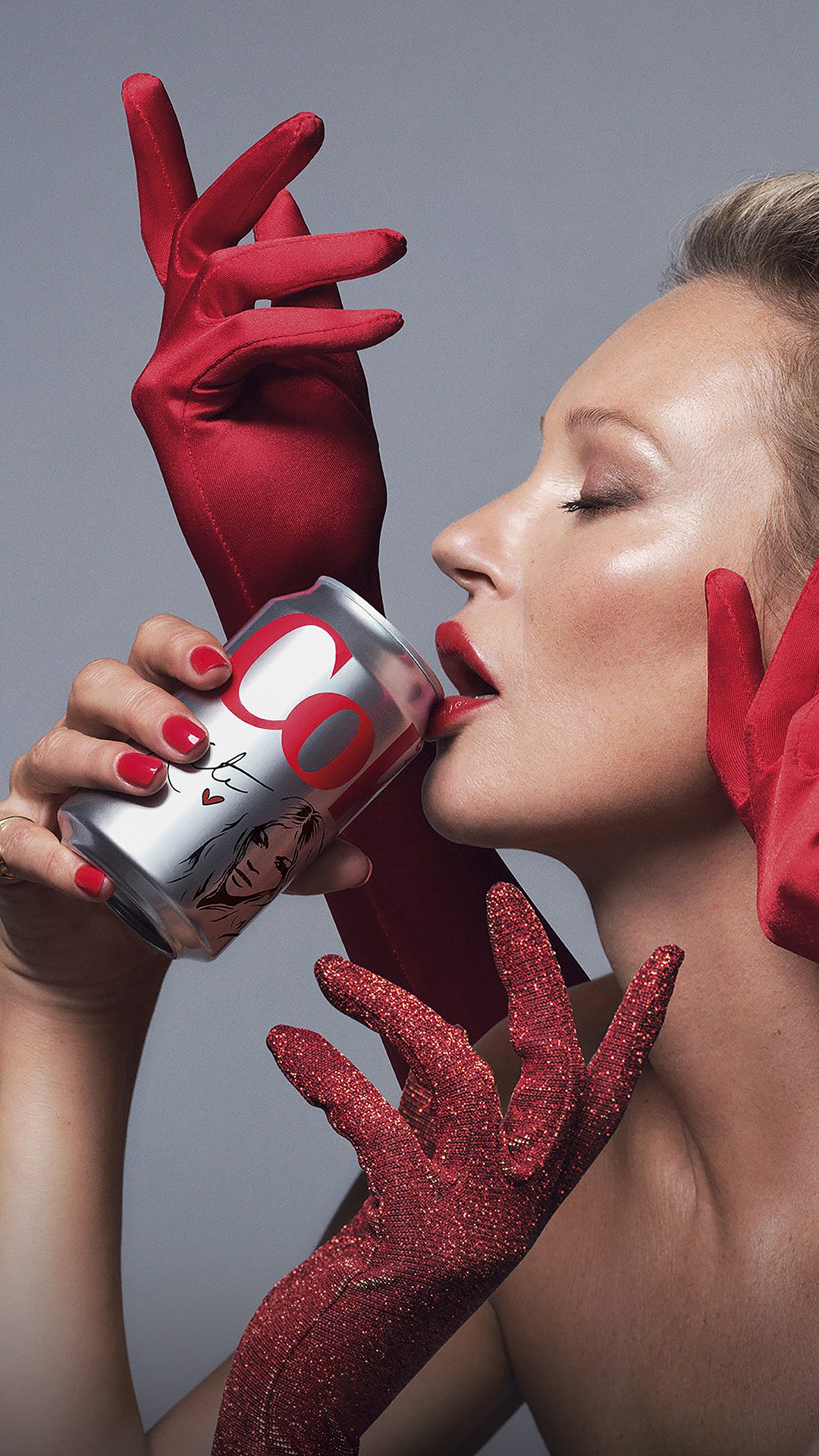 The new on-pack Diet Coke competition featuring British supermodel Kate Moss.