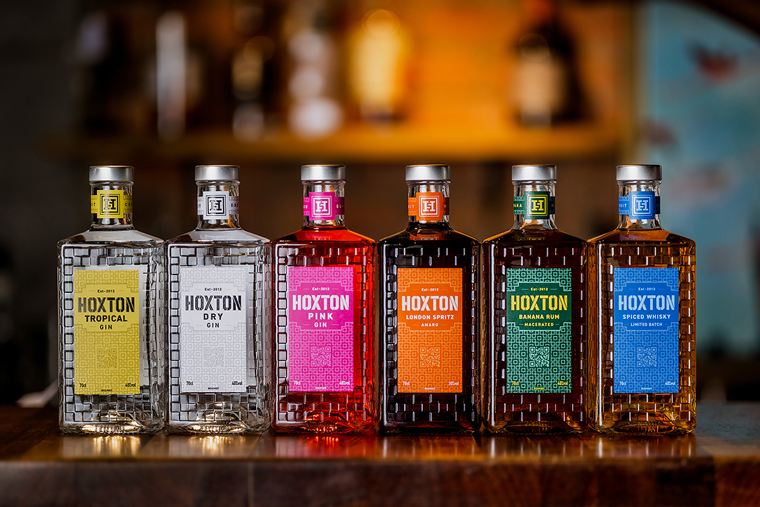 Premium drinks range available from the Hoxton brand.