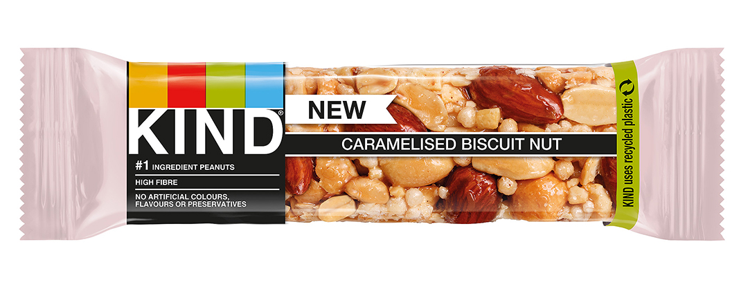 Kind Caramelised Biscuit Nut bar