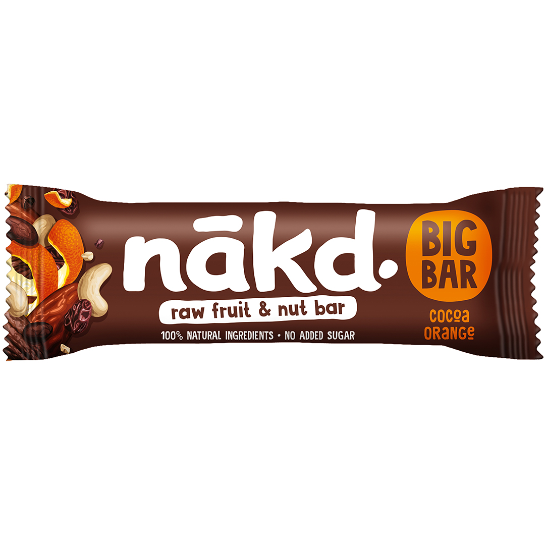 Nakd Big Bar Cocoa Orange flavour