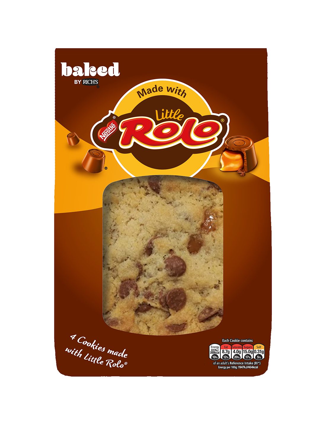 Baked by Rich's Little Rolo cookies