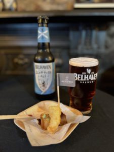 Belhaven Scottish Ale paired up with food from Archerfield resort.