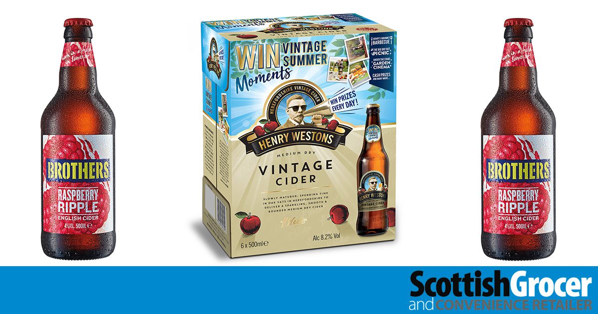 Two cider brands say cheers to summer Scottish Grocer & Convenience