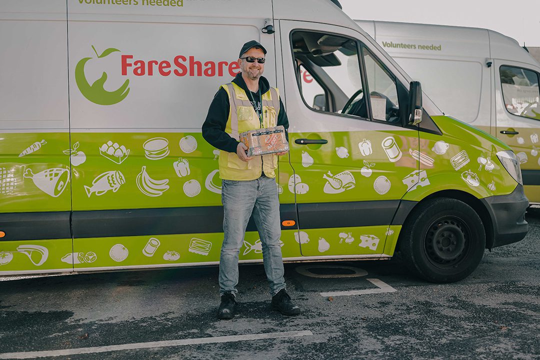 FareShare redistributes food and drink to numerous Scottish good causes.