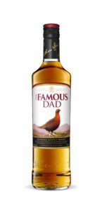 Bottle of The Famous Grouse, the label on which reads 'The Famous Dad'.