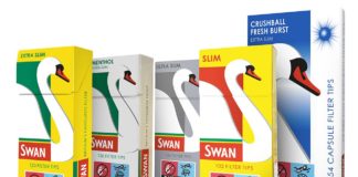Swan Crushballs come in slim, vertical packs to efficiently maximise space on shelf.
