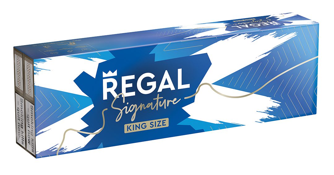 Pack of Regal Signature King Size cigarettes