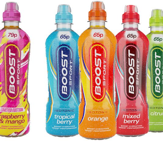 Boost sales with sports drinks Summertime exercise routines can drive up sales of sports drinks, reckons Boost.