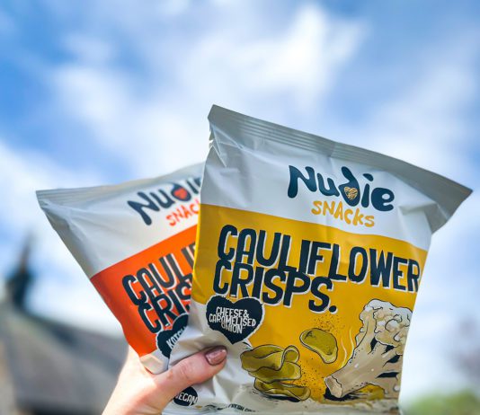Nudie Snacks cuts out veggie waste Nudie Snacks uses 'wonky vegetables' in the process of making its snacks range.