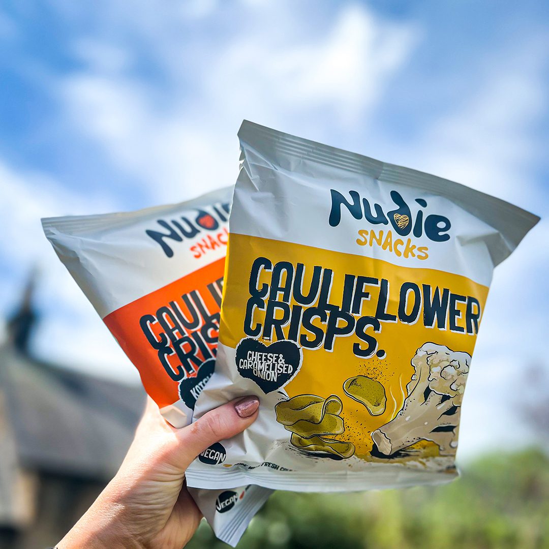 Nudie Snacks uses 'wonky vegetables' in the process of making its snacks range.