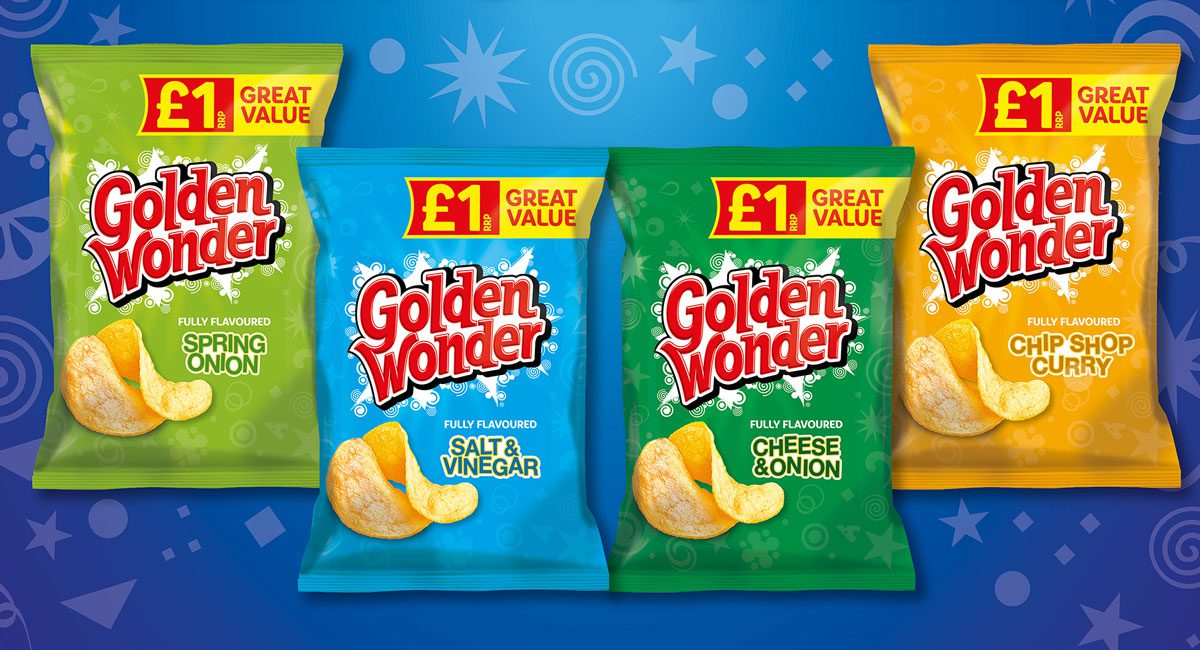 Golden Wonder launches best-selling crisps in £1 PMPs | Scottish Grocer ...