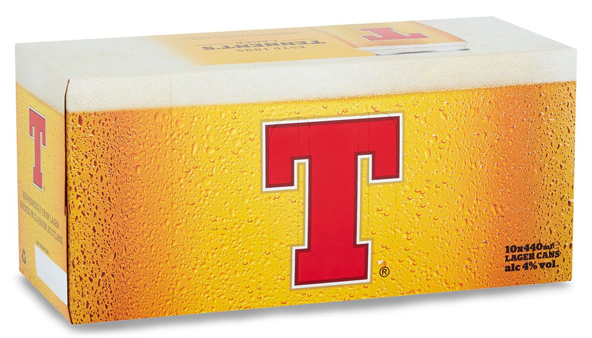 Tennent's Lager is available in multiple pack formats to meet different consumer needs.