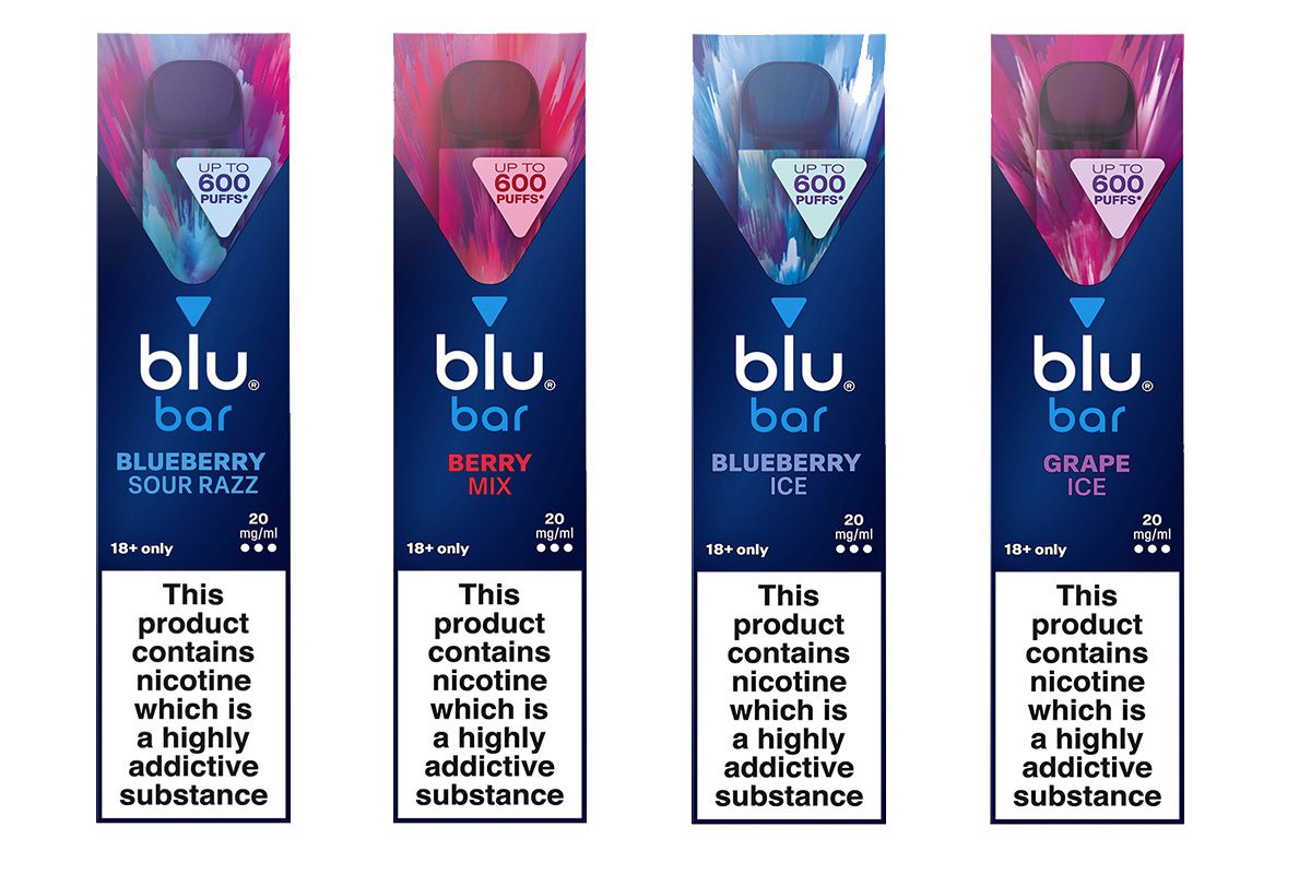 The new additions to the Imperial Tobacco Blu Bar vape range.