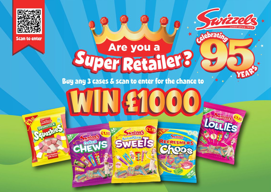 Swizzels is celebrating its 95th birthday with a £1,000 cash competition.