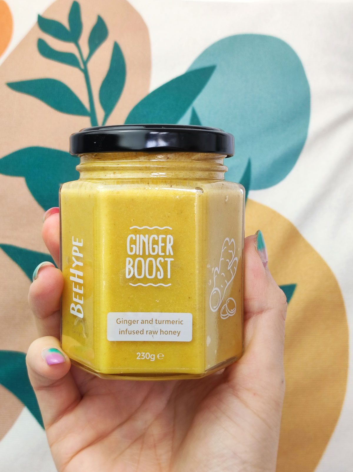 BeeHype Ginger Boost honey.