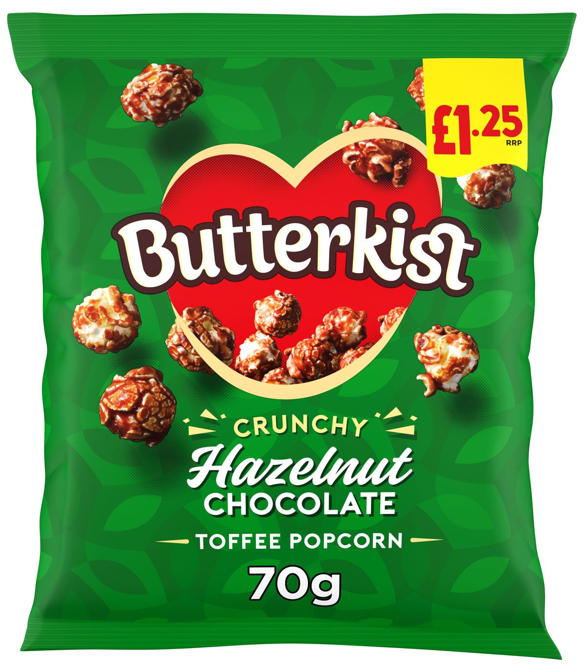 The Butterkist Crunchy Hazelnut Chocolate Toffee Popcorn PMP.