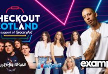 This year's Checkout Scotland will see Example, B*witched and The Supernaturals take to the stage.