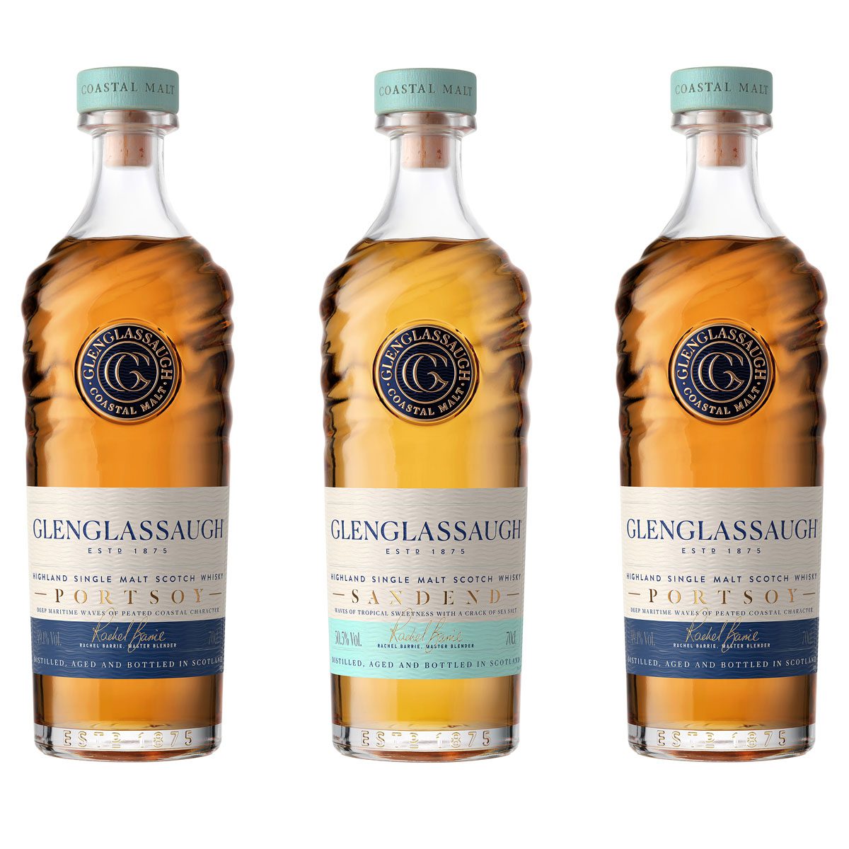 The Glenglassaugh trio of expressions.