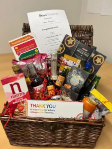 The fun Christmas Hampers project will help raise awareness and money.