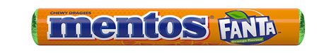 Single pack of Mentos Fanta flavoured sweets