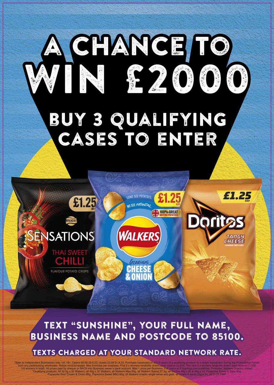 PepsiCo are giving retailers the chance to win £2000.
