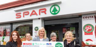 The reopening of the Spar on Ballindean Road, Dundee.