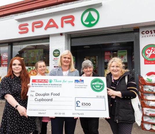 Spar Scotland’s generous reopening for three stores The reopening of the Spar on Ballindean Road, Dundee.