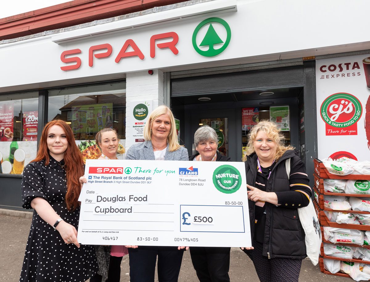 The reopening of the Spar on Ballindean Road, Dundee.