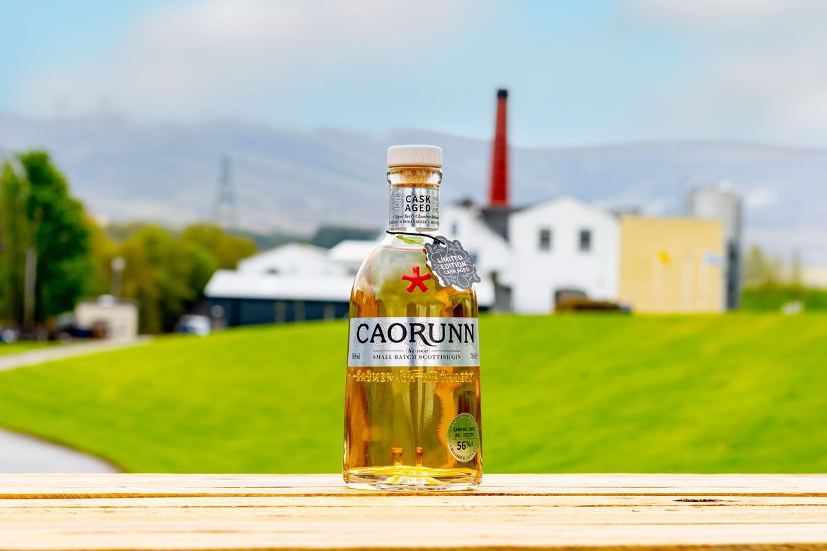 The Caorunn Cask Aged gin is a limited run offering.