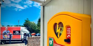 People at Fife Creamery's Kirkcaldy site are no more than a minute away from an AED unit.