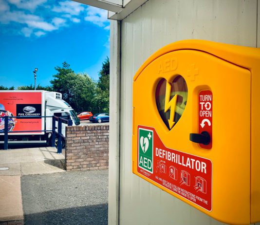 Fife Creamery invests in community People at Fife Creamery's Kirkcaldy site are no more than a minute away from an AED unit.
