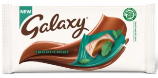 The new Galaxy Smooth Mint offering from Mars Wrigley.